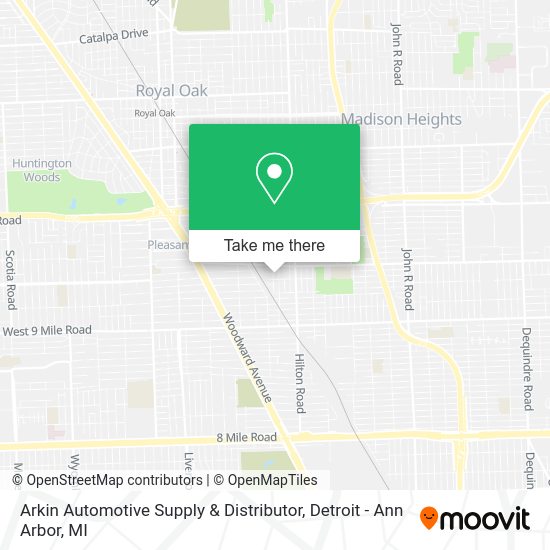 Arkin Automotive Supply & Distributor map