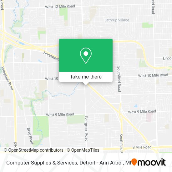Mapa de Computer Supplies & Services