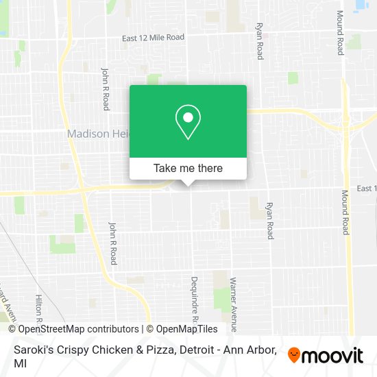 Mapa de Saroki's Crispy Chicken & Pizza