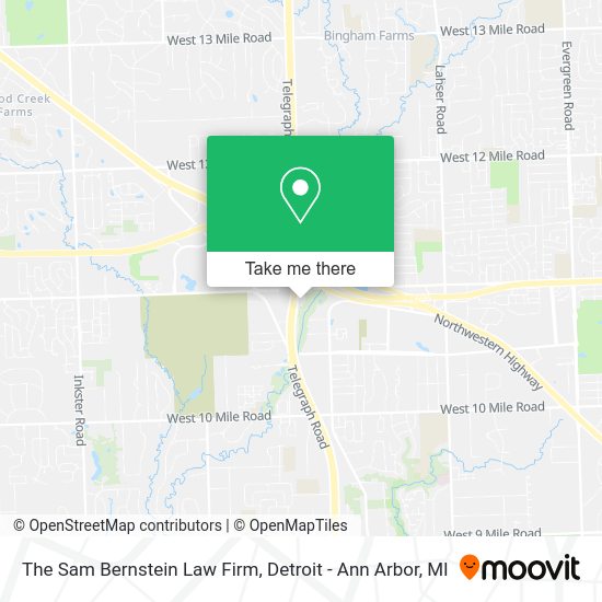 Mapa de The Sam Bernstein Law Firm