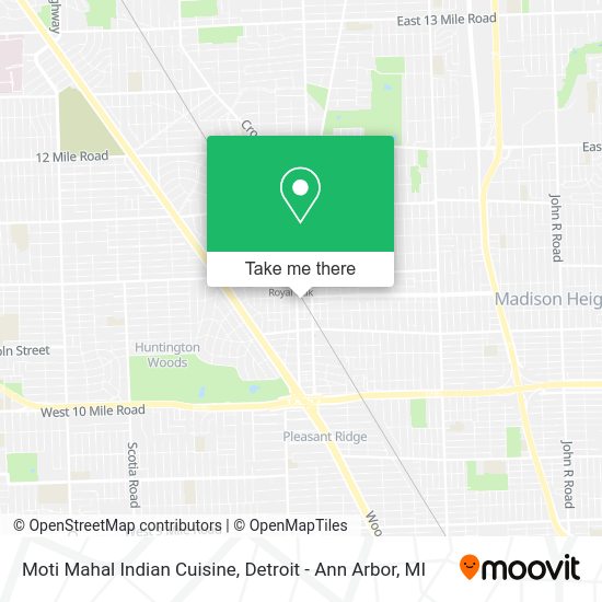 Moti Mahal Indian Cuisine map