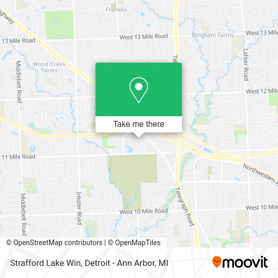 Mapa de Strafford Lake Win