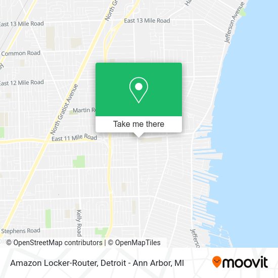 Amazon Locker-Router map