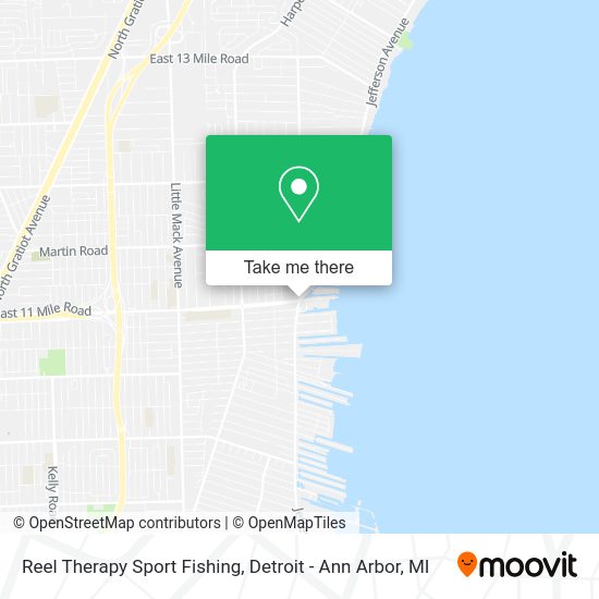 Reel Therapy Sport Fishing map