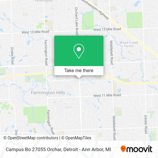 Campus Bo 27055 Orchar map