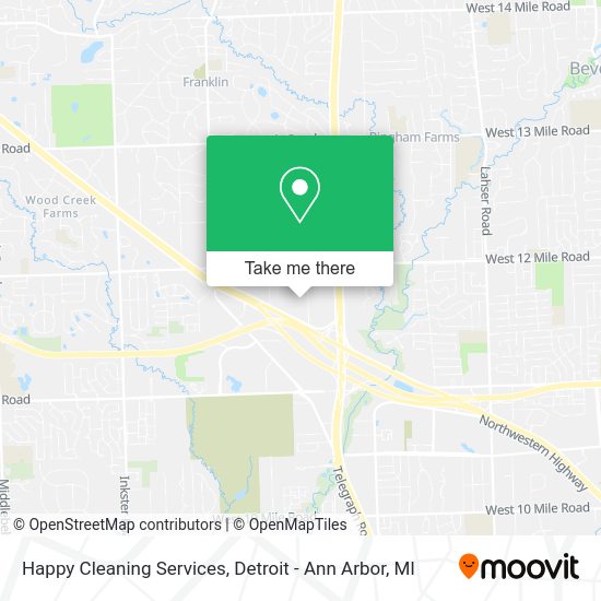 Happy Cleaning Services map