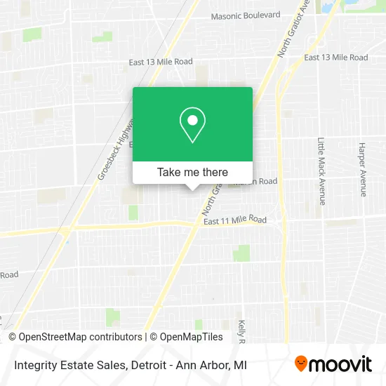 Integrity Estate Sales map