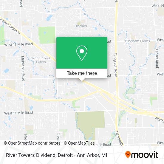 Mapa de River Towers Dividend