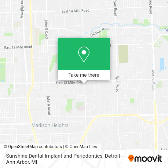 Sunshine Dental Implant and Periodontics map