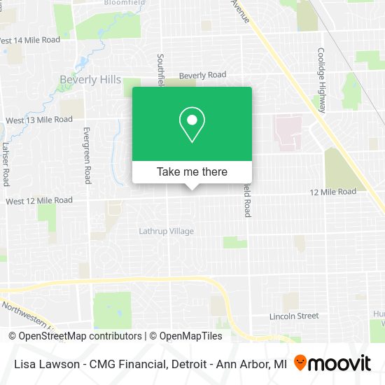 Mapa de Lisa Lawson - CMG Financial