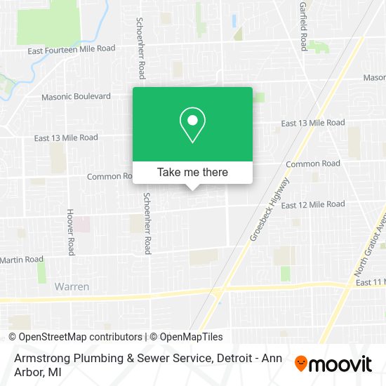 Mapa de Armstrong Plumbing & Sewer Service