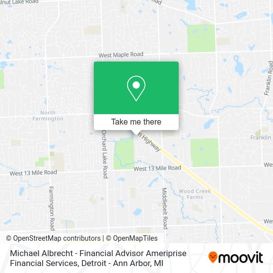 Mapa de Michael Albrecht - Financial Advisor Ameriprise Financial Services