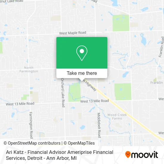Mapa de Ari Katz - Financial Advisor Ameriprise Financial Services