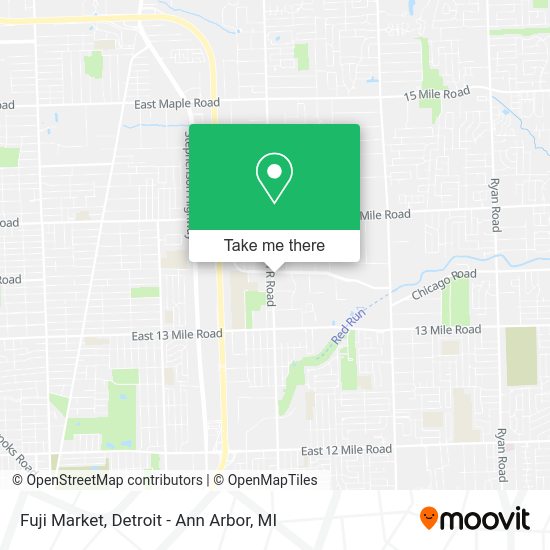 Mapa de Fuji Market