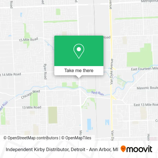 Independent Kirby Distributor map