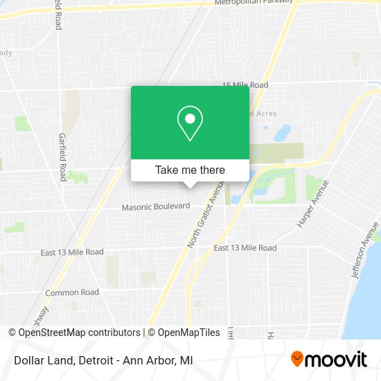 Mapa de Dollar Land