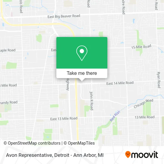 Avon Representative map