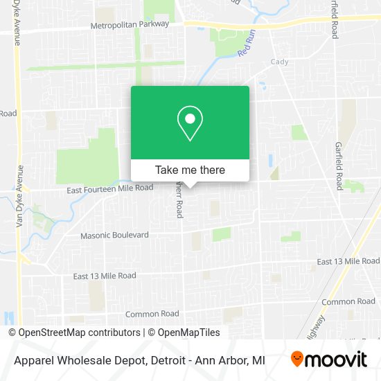 Apparel Wholesale Depot map