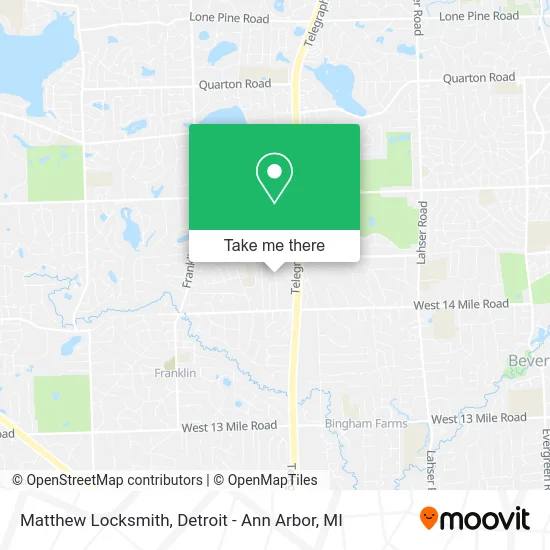 Matthew Locksmith map