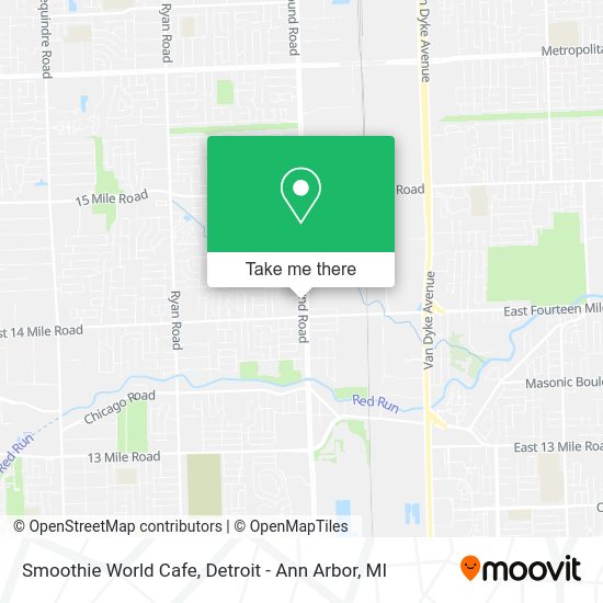 Smoothie World Cafe map