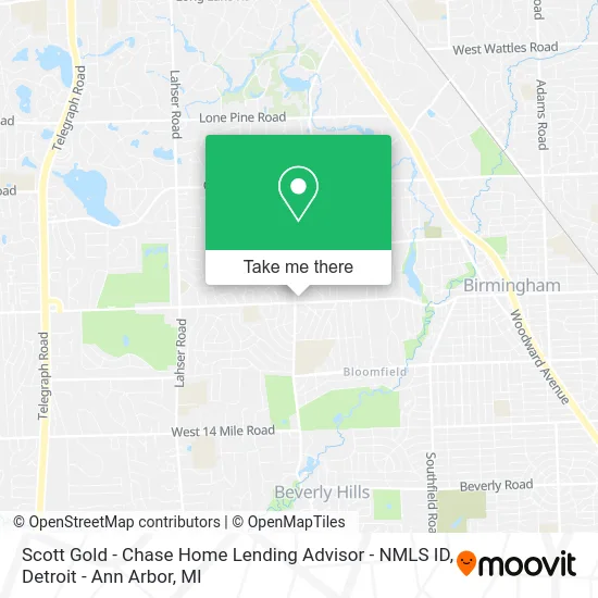 Scott Gold - Chase Home Lending Advisor - NMLS ID map