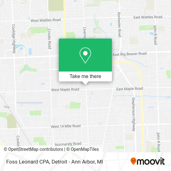 Foss Leonard CPA map