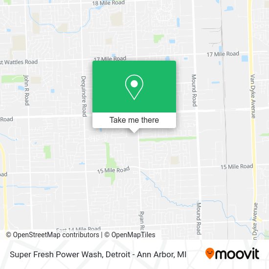 Super Fresh Power Wash map