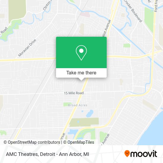 AMC Theatres map