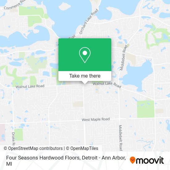 Four Seasons Hardwood Floors map