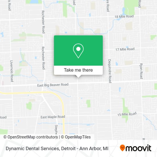 Dynamic Dental Services map