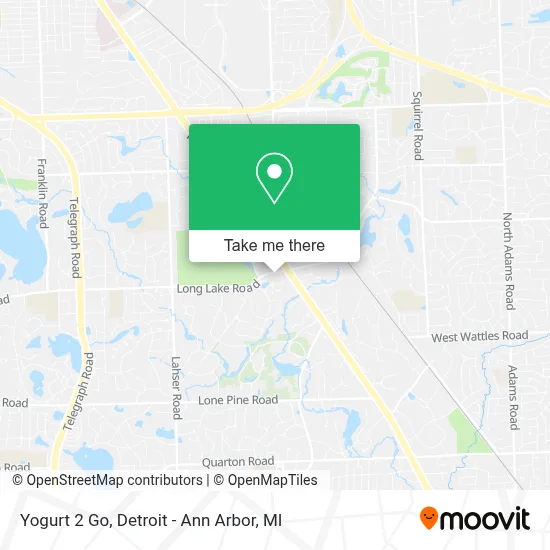 Yogurt 2 Go map