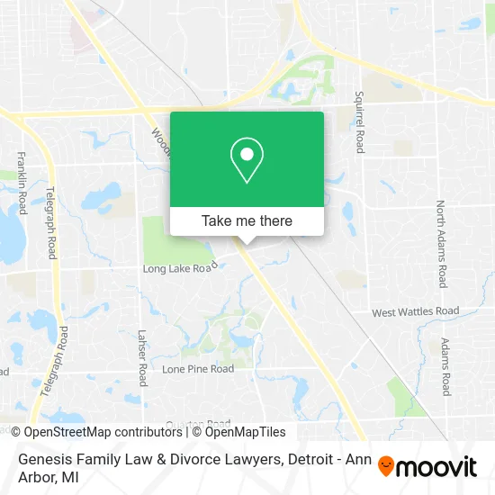 Genesis Family Law & Divorce Lawyers map