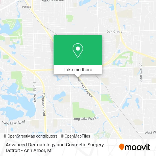 Advanced Dermatology and Cosmetic Surgery map