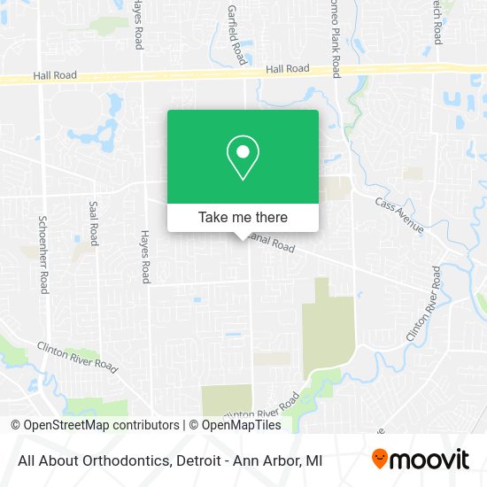 Mapa de All About Orthodontics