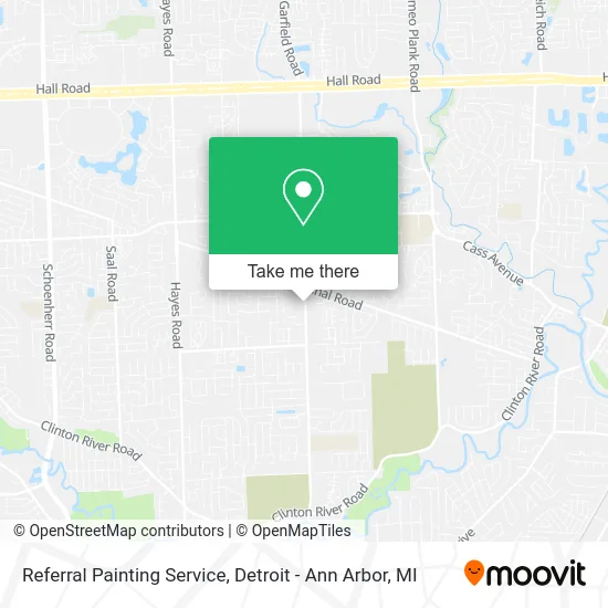 Referral Painting Service map