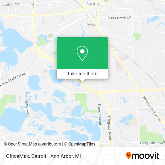 OfficeMax map