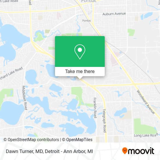 Mapa de Dawn Turner, MD