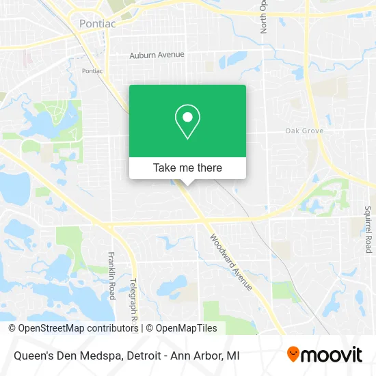 Mapa de Queen's Den Medspa