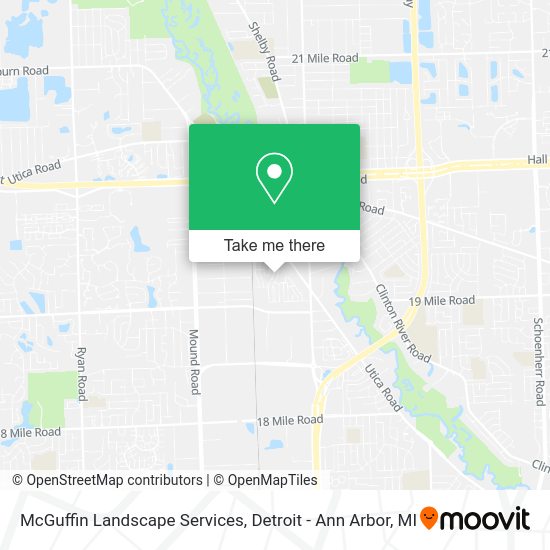 McGuffin Landscape Services map