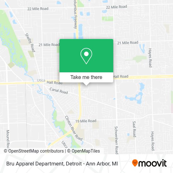 Mapa de Bru Apparel Department
