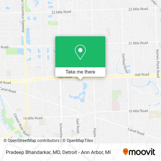 Pradeep Bhandarkar, MD map