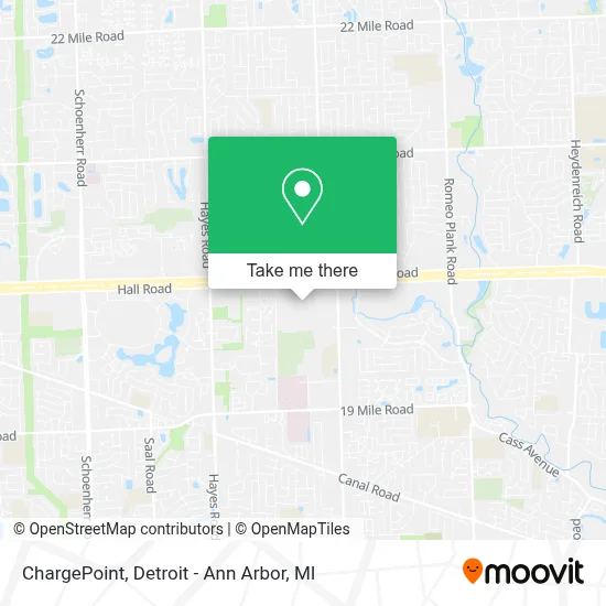 ChargePoint map