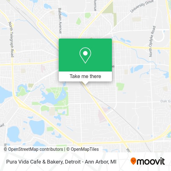 Pura Vida Cafe & Bakery map