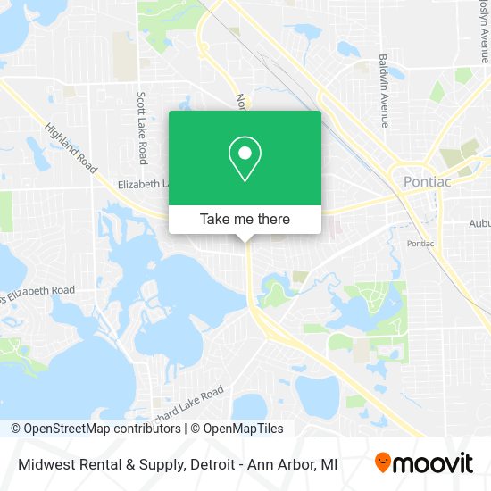 Mapa de Midwest Rental & Supply