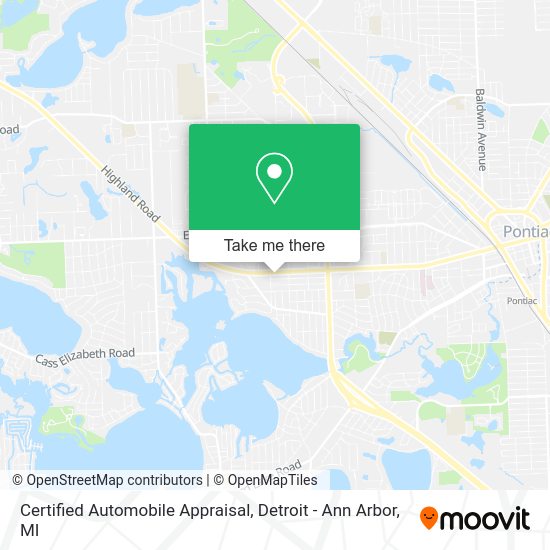 Mapa de Certified Automobile Appraisal