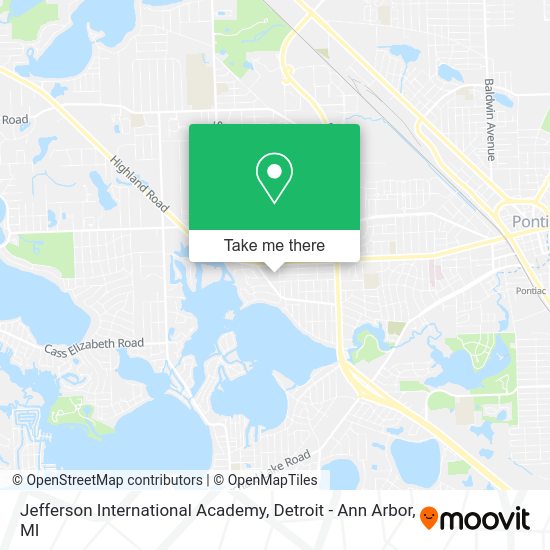Jefferson International Academy map
