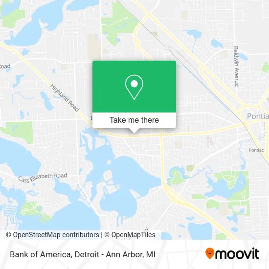 Mapa de Bank of America