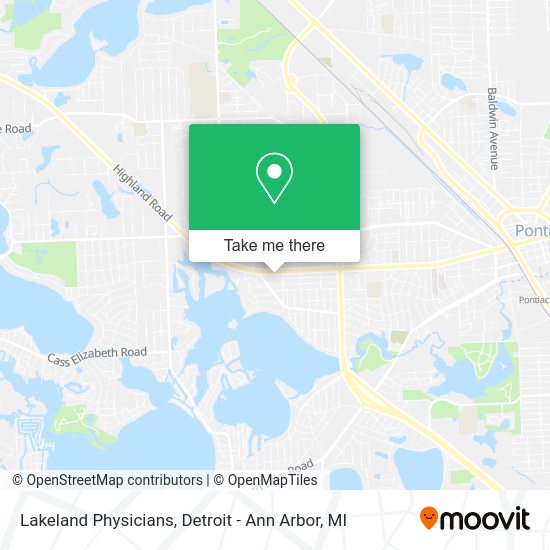 Lakeland Physicians map