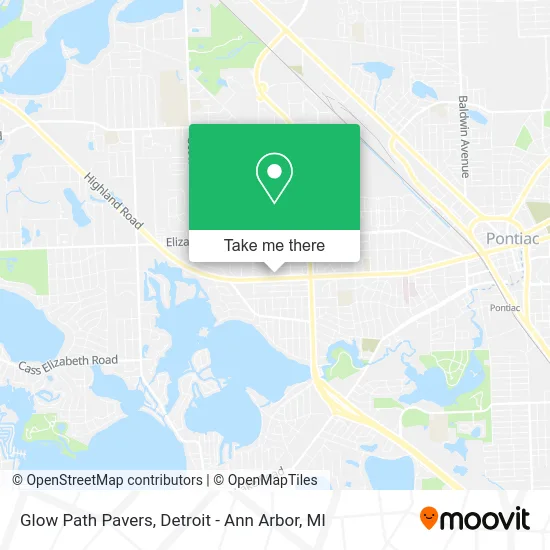 Glow Path Pavers map