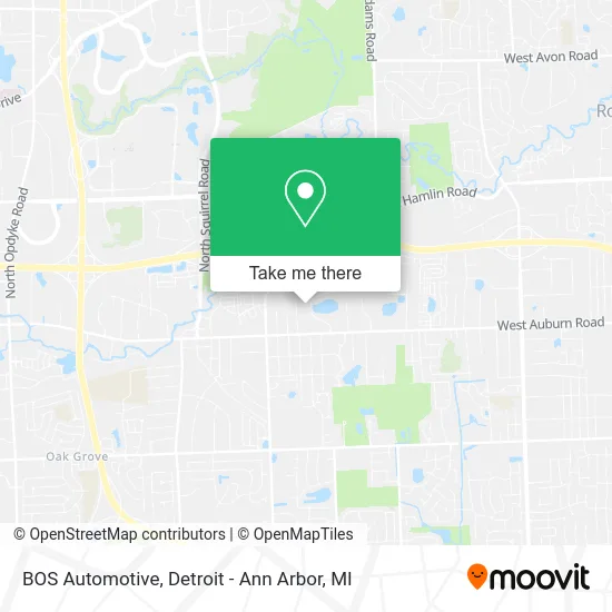 BOS Automotive map